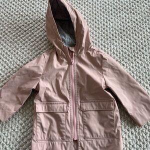 Gymboree Blush Hooded Rain Jacket Size 3T